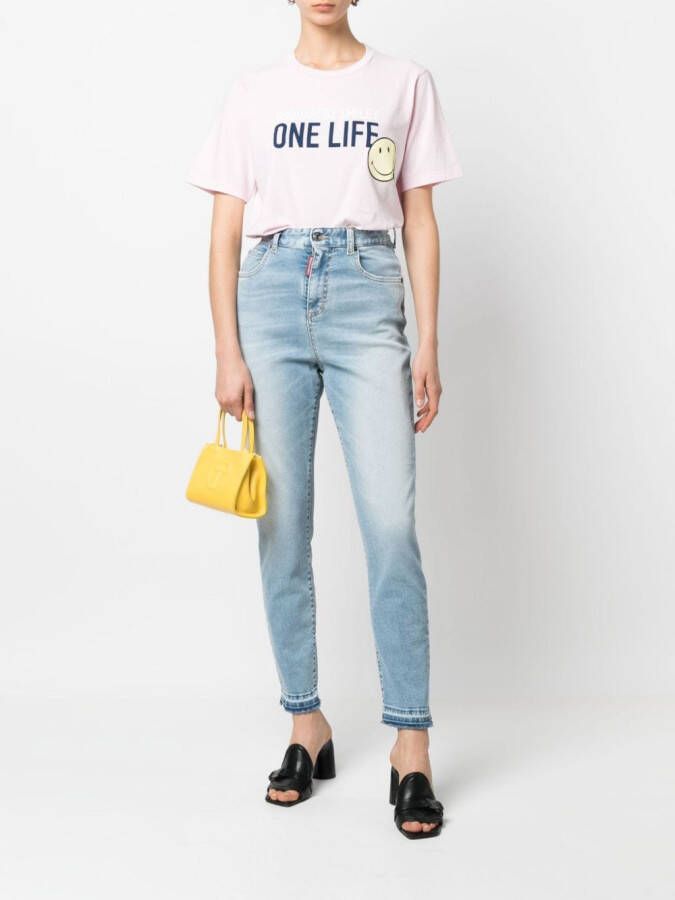 DSQUARED2 Straight jeans Blauw