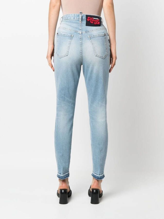DSQUARED2 Straight jeans Blauw