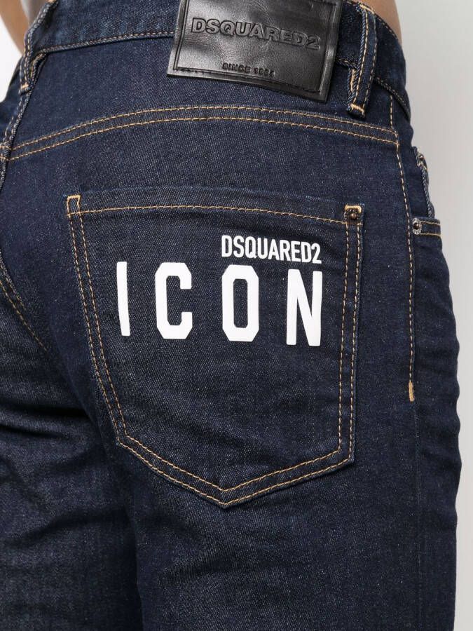 Dsquared2 Straight jeans Blauw