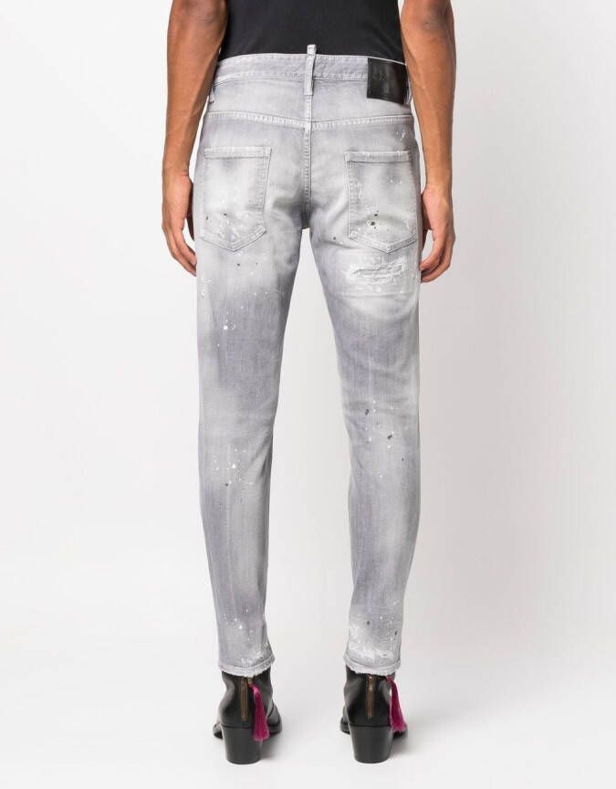 Dsquared2 Straight jeans Grijs