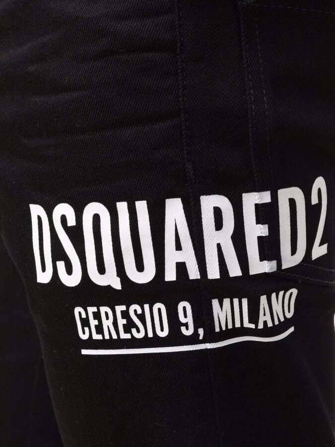 DSQUARED2 Straight jeans Zwart