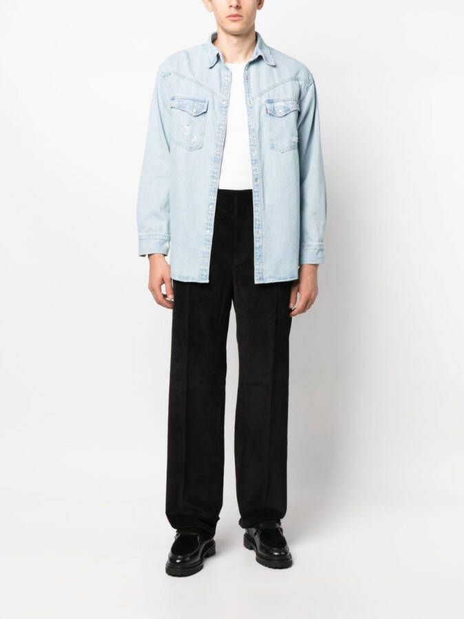 DSQUARED2 Ribfluwelen broek Zwart
