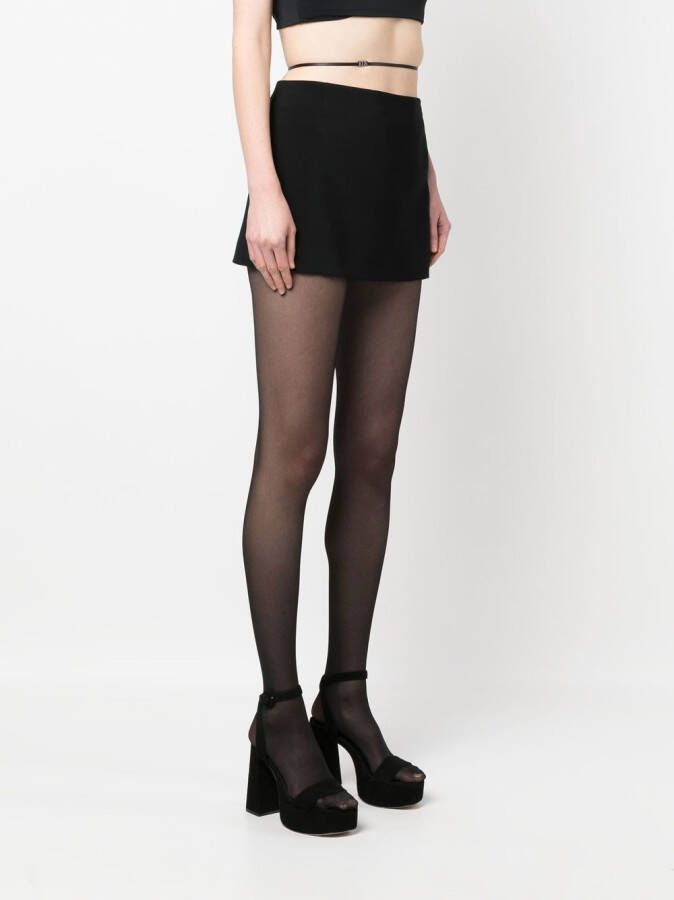 Dsquared2 strap-detail mini skirt Zwart