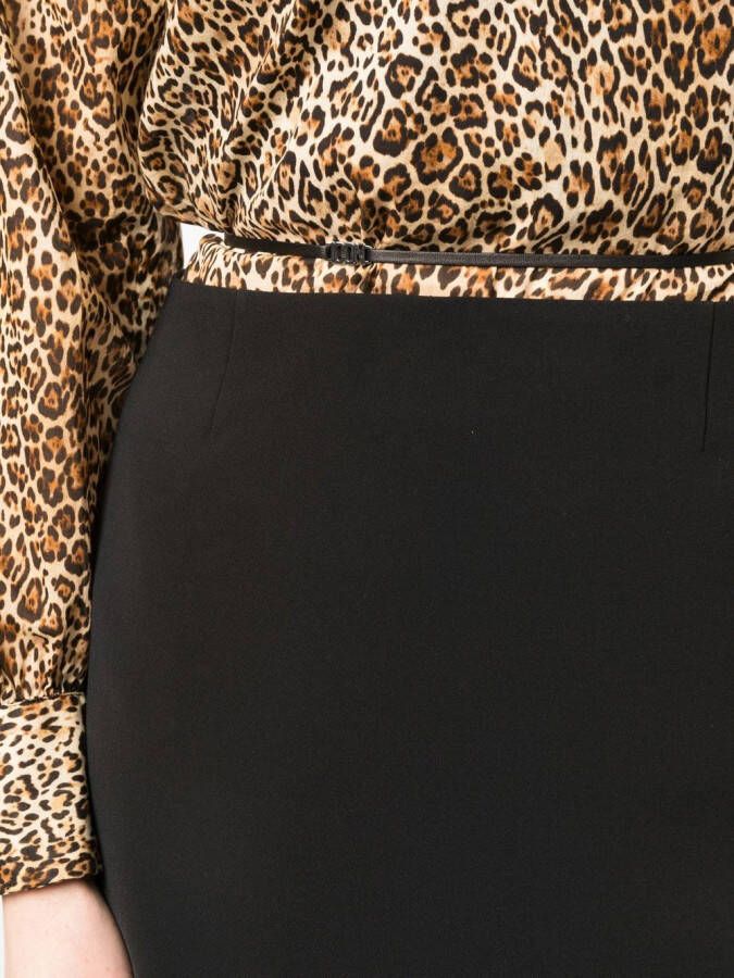 Dsquared2 strap-detail mini skirt Zwart