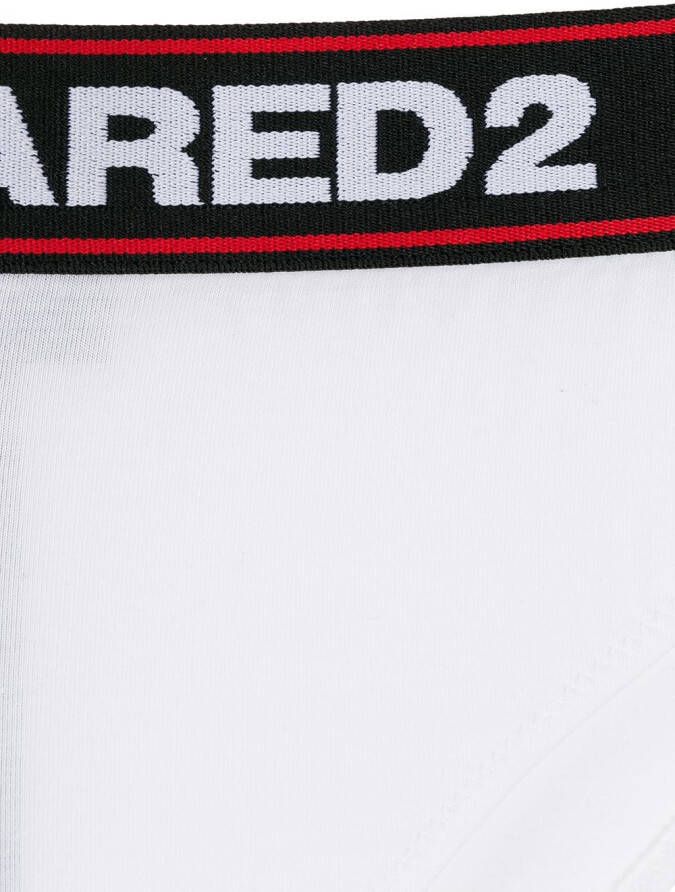 DSQUARED2 String met logo Wit