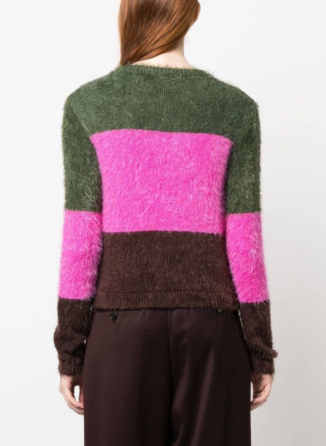 DSQUARED2 Gestreepte trui Groen