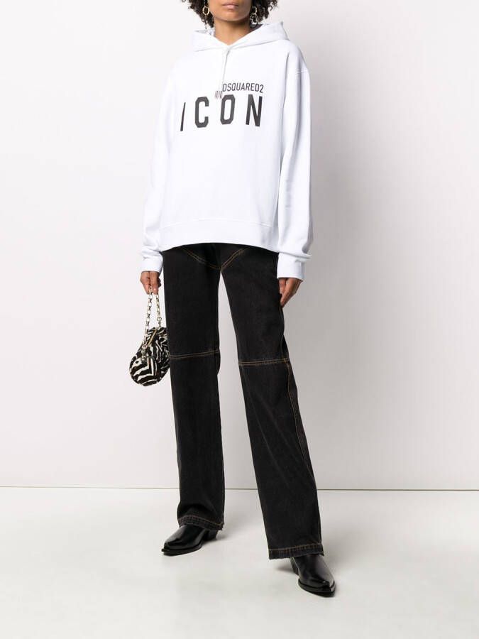 DSQUARED2 Sweater met capuchon Wit