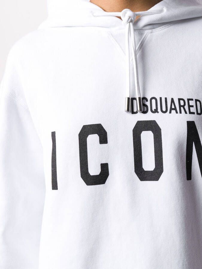 DSQUARED2 Sweater met capuchon Wit