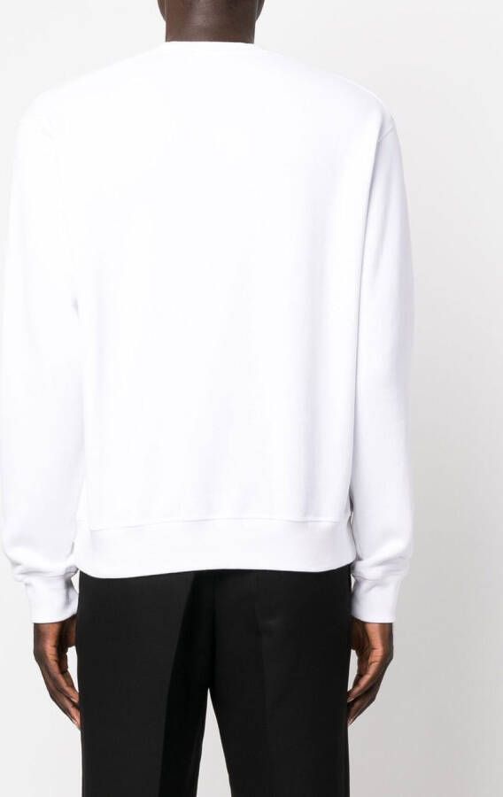 DSQUARED2 Sweater met grafische print Wit