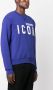 Dsquared2 Sweater met Icon-logoprint Paars - Thumbnail 3