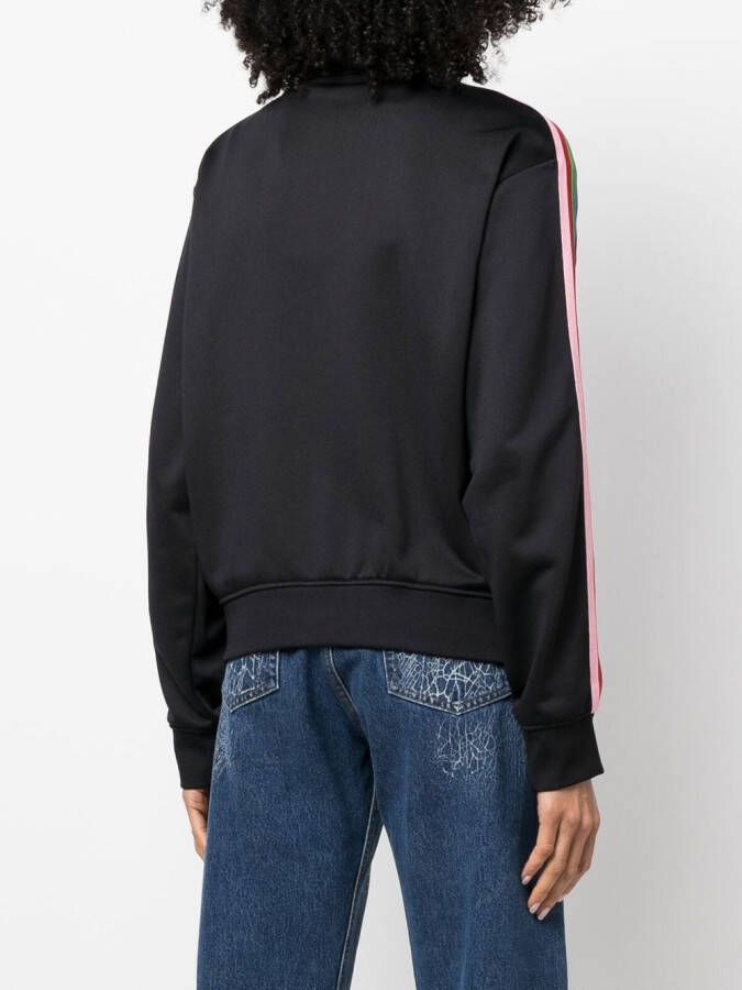 DSQUARED2 Sweater met zijstreep Zwart