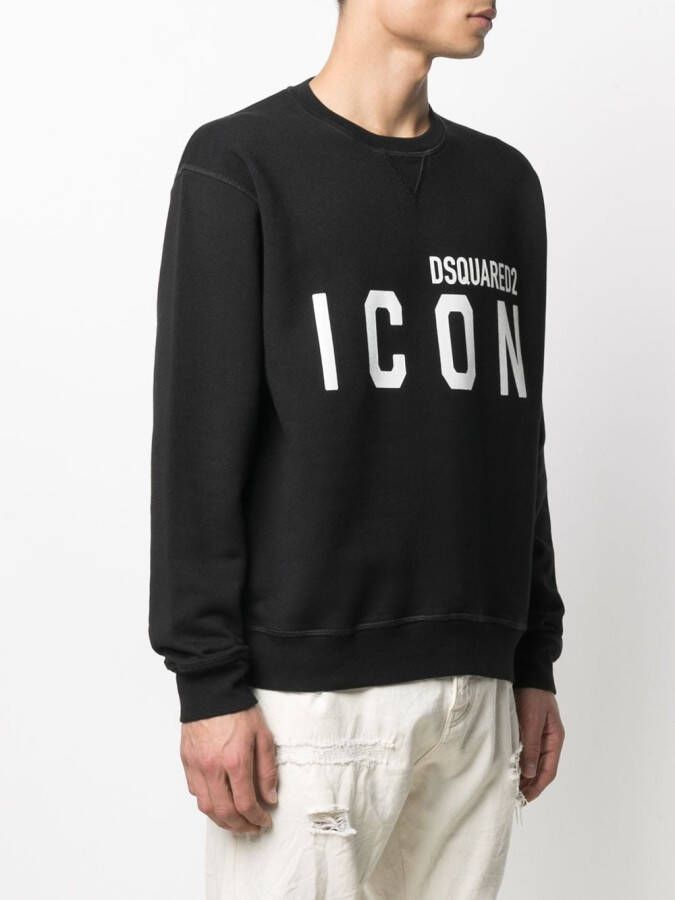 DSQUARED2 Sweater met ronde hals Zwart