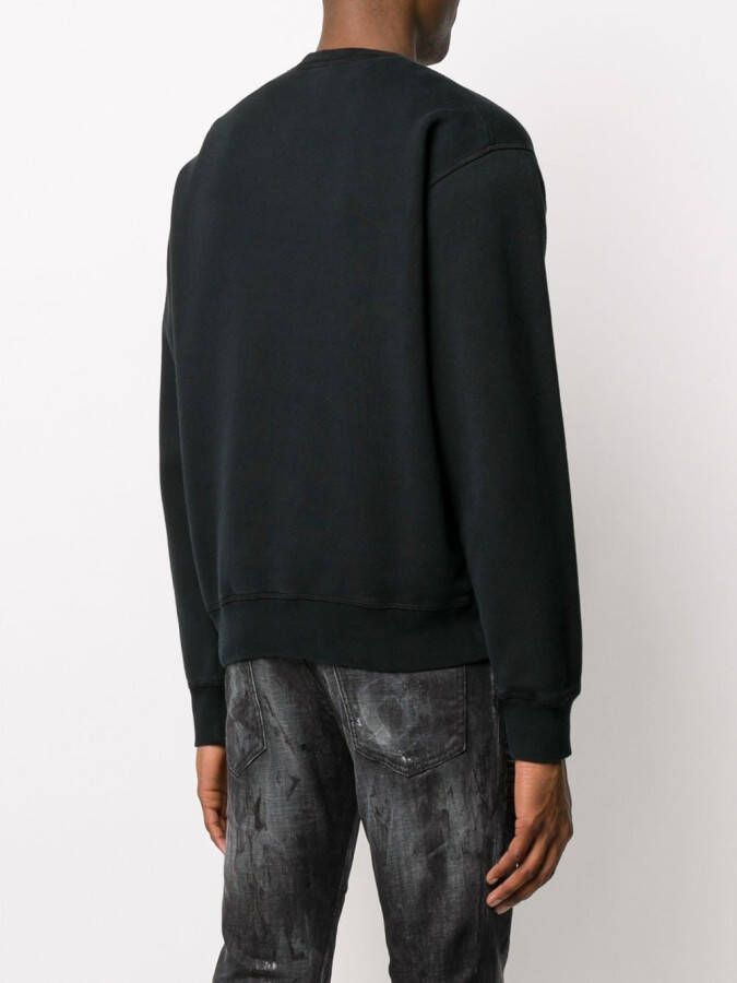 DSQUARED2 Sweater met ronde hals Zwart