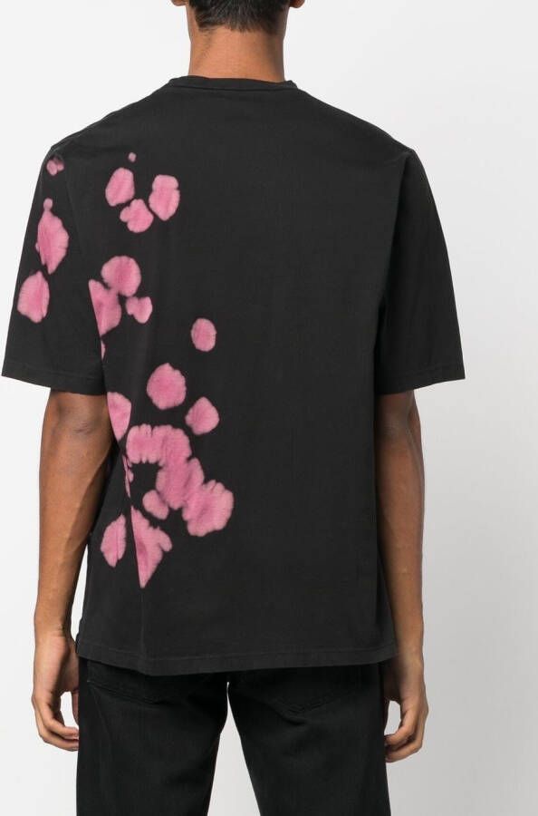 Dsquared2 T-shirt met abstracte print Zwart