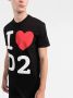 Dsquared2 T-shirt met grafische print Zwart - Thumbnail 3