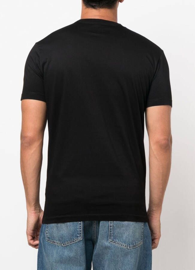 Dsquared2 T-shirt met grafische print Zwart
