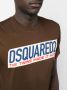 Dsquared2 T-shirt met logo Bruin - Thumbnail 5