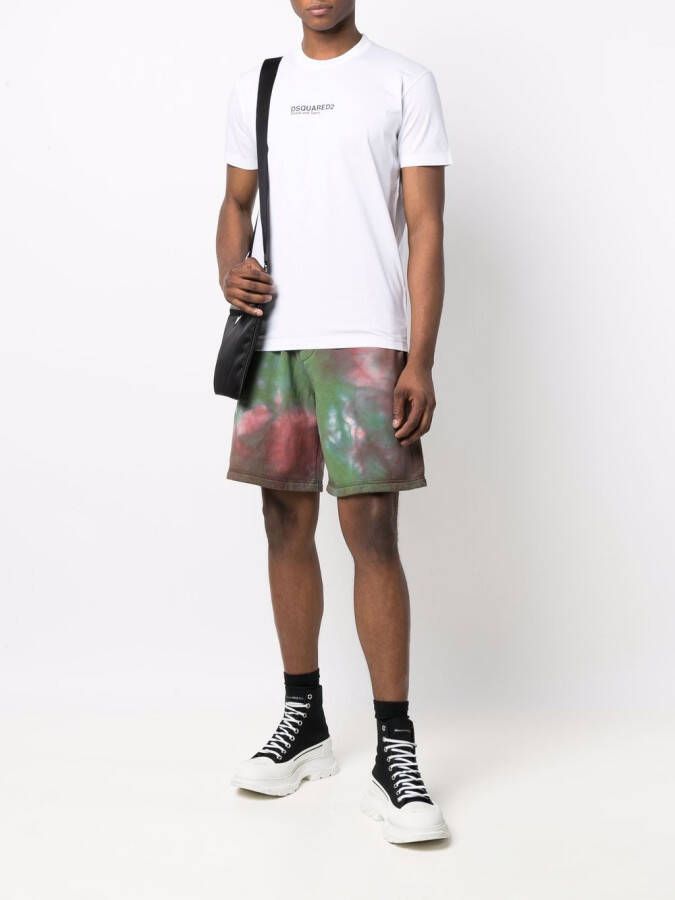 DSQUARED2 T-shirt met logo Wit