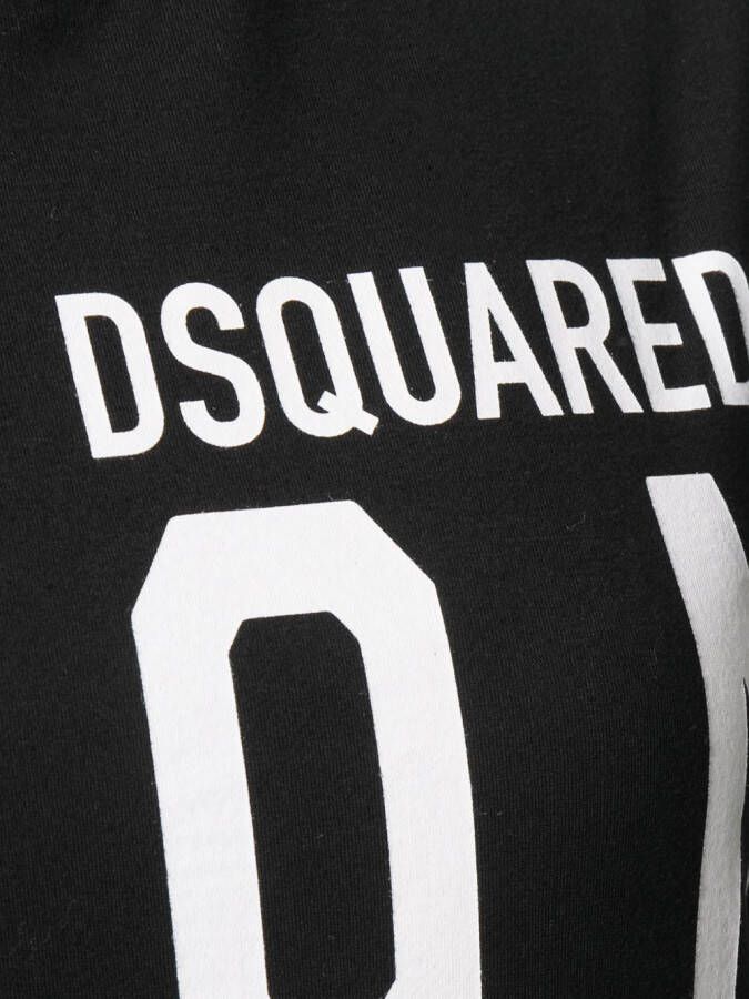 DSQUARED2 T-shirt met logo Zwart