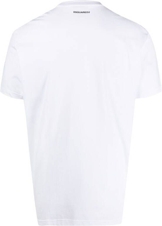 DSQUARED2 Drie T-shirts met ronde hals Wit