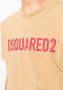 Dsquared2 T-shirt met logoprint Beige - Thumbnail 5