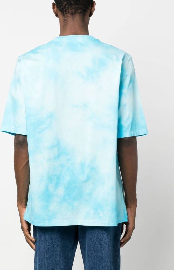 DSQUARED2 T-shirt met logoprint Blauw