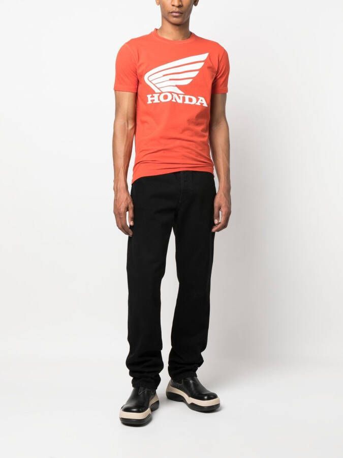 DSQUARED2 T-shirt met logoprint Rood