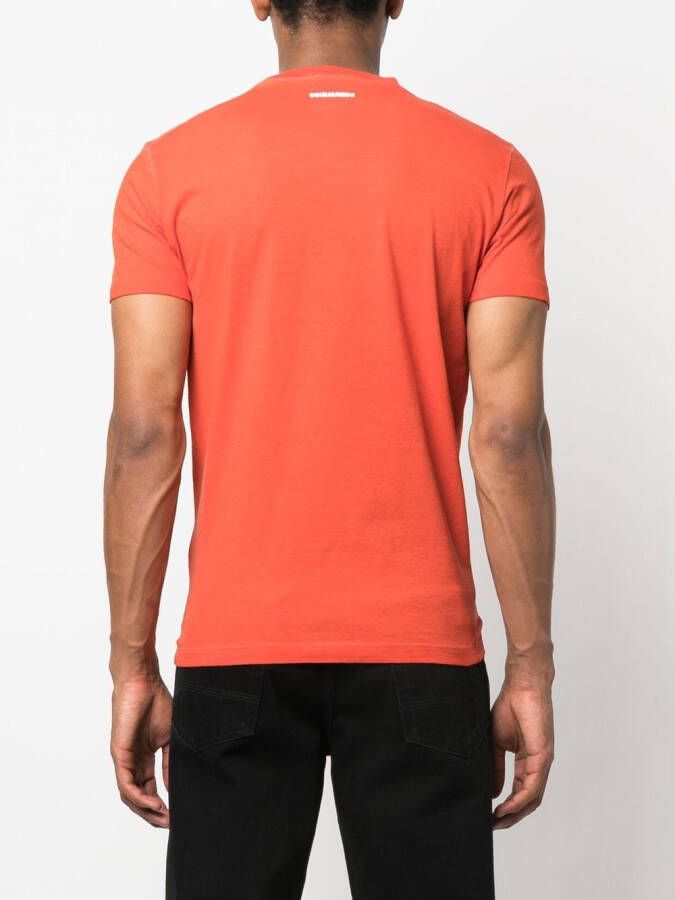 DSQUARED2 T-shirt met logoprint Rood