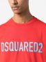 Dsquared2 T-shirt met logoprint Rood - Thumbnail 5