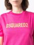 DSQUARED2 T-shirt met logoprint Roze - Thumbnail 5