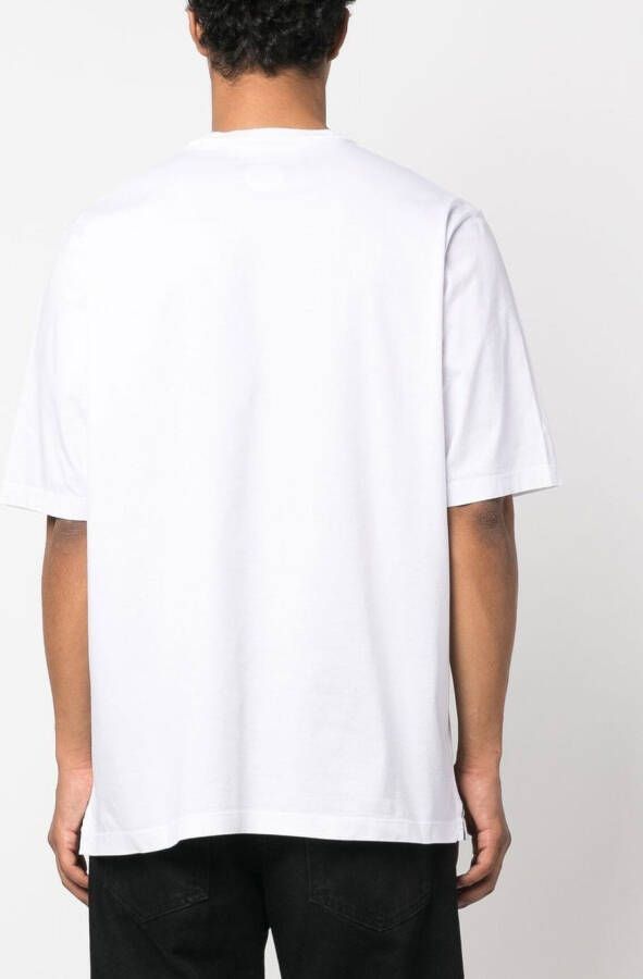 DSQUARED2 T-shirt met logoprint Wit
