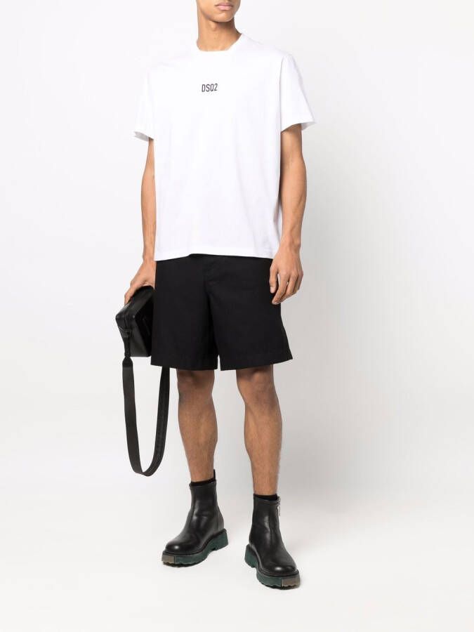 DSQUARED2 T-shirt met logoprint Wit