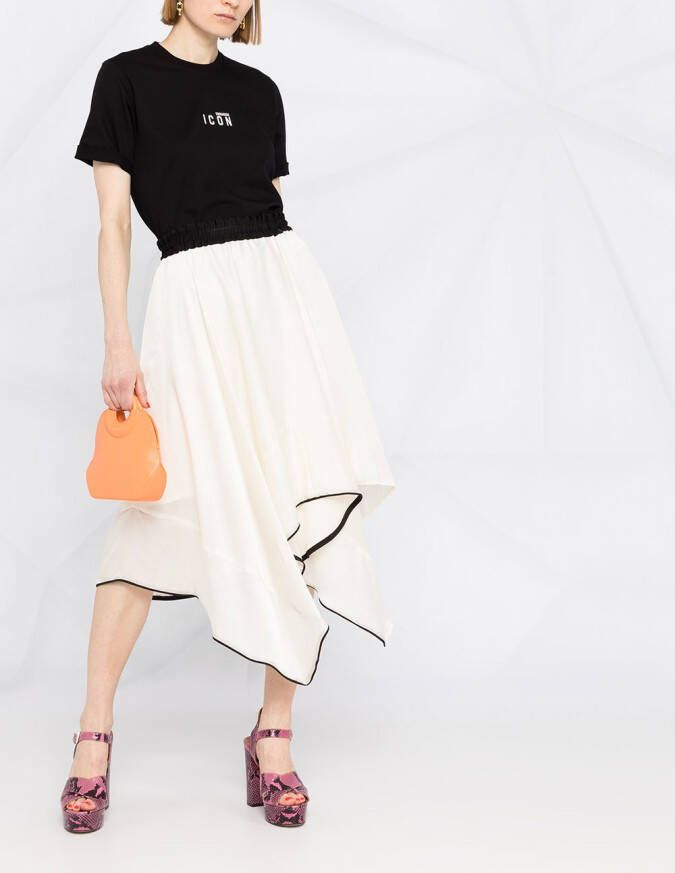 DSQUARED2 T-shirt met logoprint Zwart