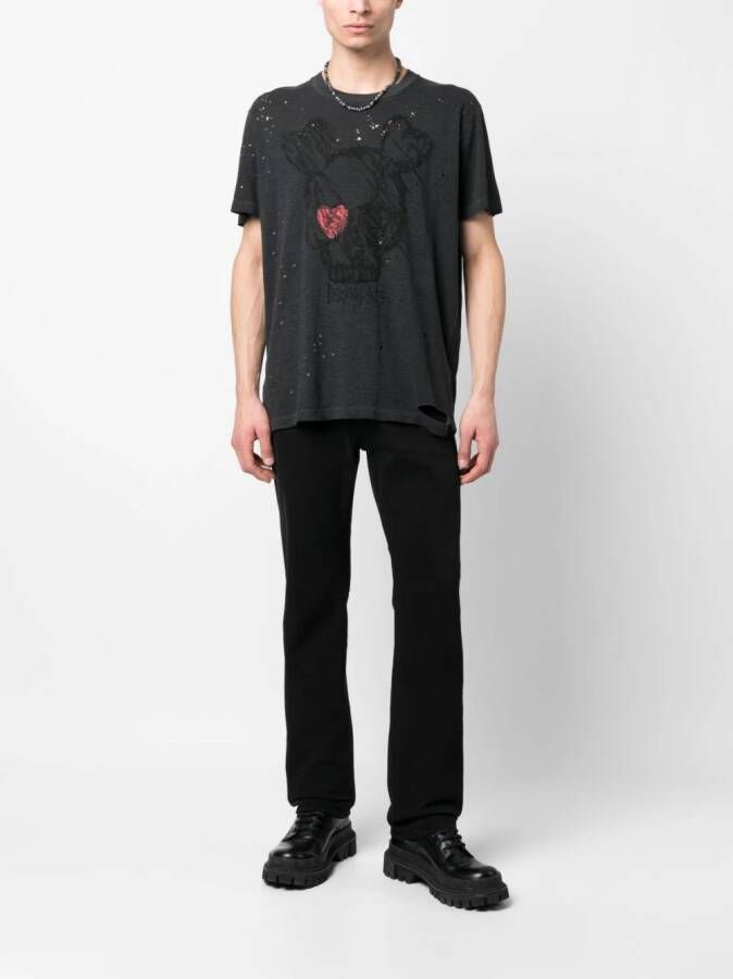 DSQUARED2 T-shirt met print Grijs