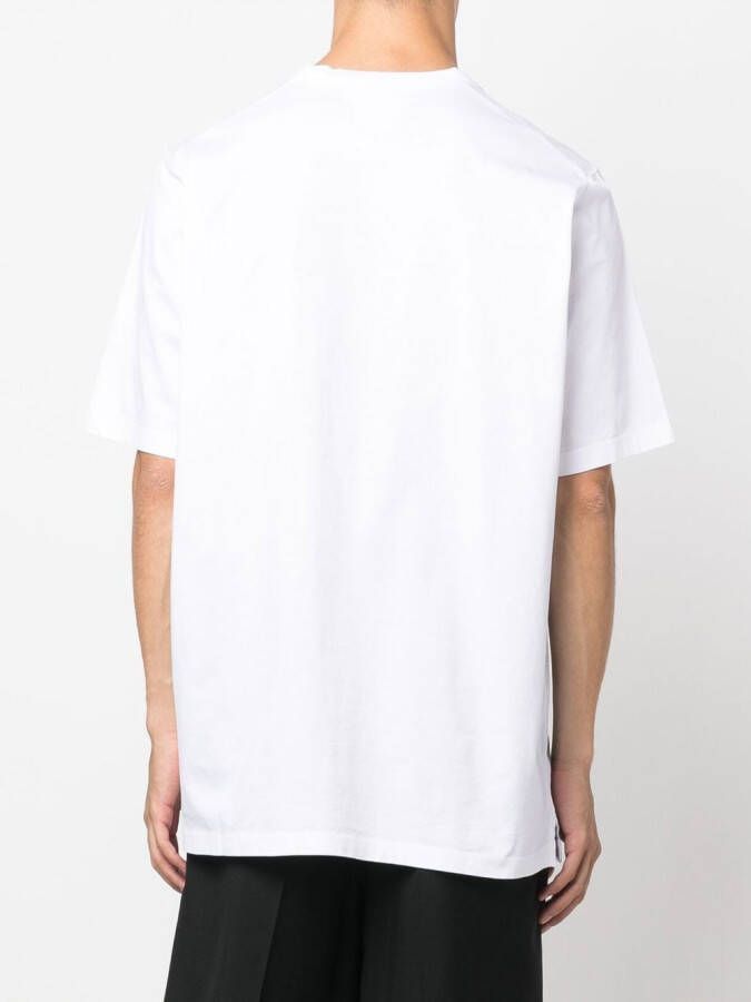 DSQUARED2 T-shirt met print Wit