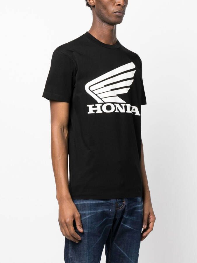 DSQUARED2 T-shirt met print Zwart
