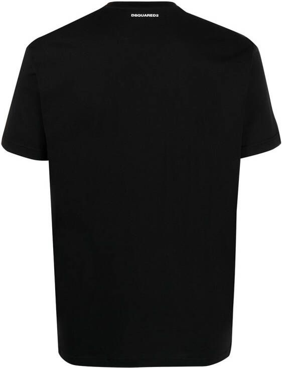 DSQUARED2 Drie T-shirts met ronde hals Zwart