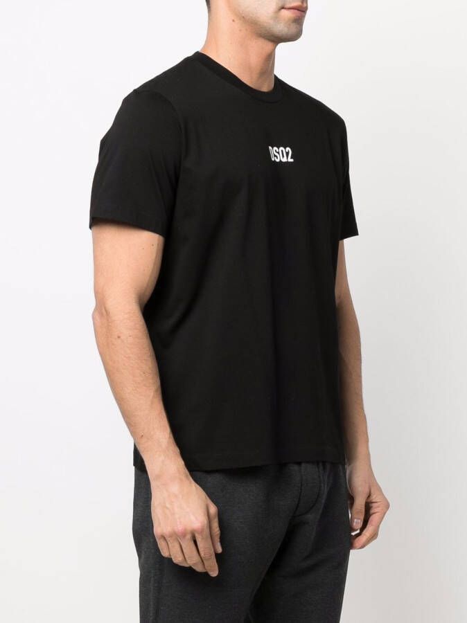 DSQUARED2 T-shirt met ronde hals Zwart
