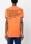 Dsquared2 T-shirt met tekst Oranje - Thumbnail 4