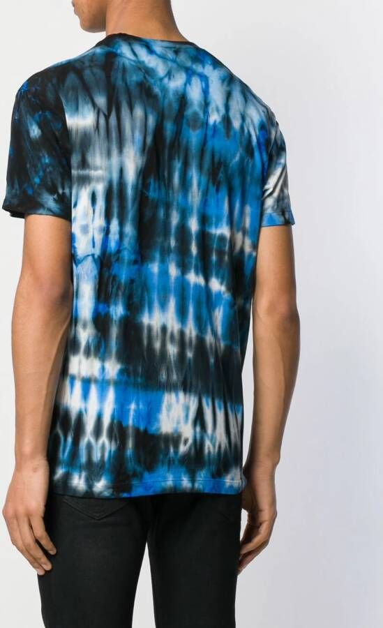 DSQUARED2 T-shirt met tie-dye Blauw
