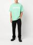 Dsquared2 T-shirt met verlaagde schouders Groen - Thumbnail 2