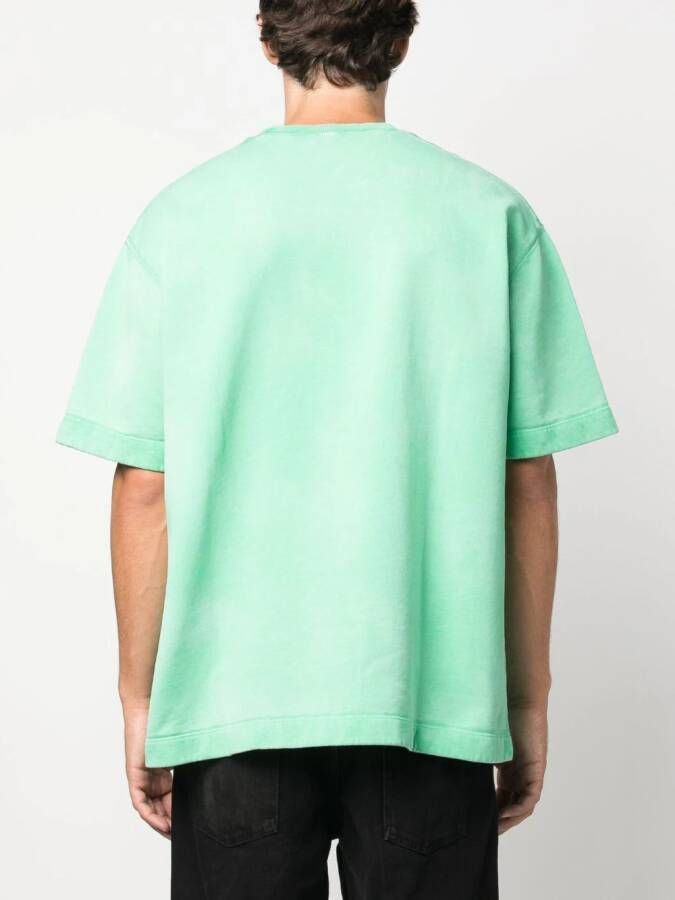 Dsquared2 T-shirt met verlaagde schouders Groen