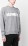 DSQUARED2 T-shirt verfraaid met kristallen Grijs - Thumbnail 3
