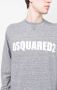 DSQUARED2 T-shirt verfraaid met kristallen Grijs - Thumbnail 5
