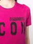 Dsquared2 T-shirtjurk met print Roze - Thumbnail 5