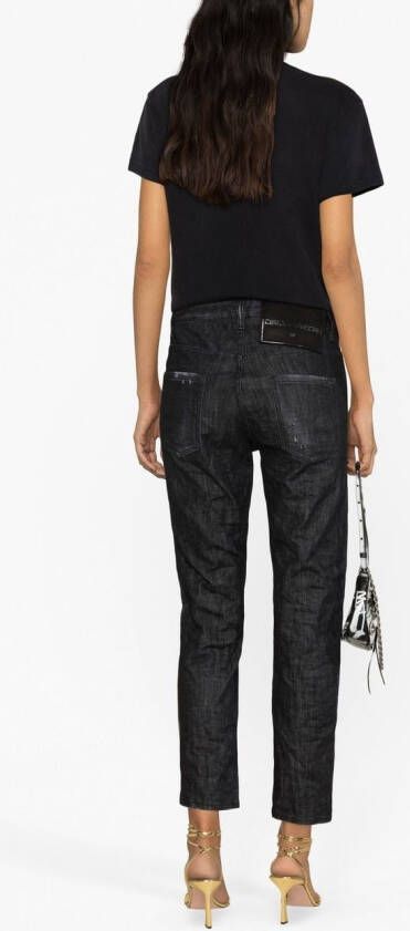 Dsquared2 Jeans met toelopende pijpen Zwart