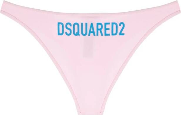 Dsquared2 Technicolor bikinislip Roze