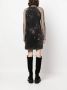 Dsquared2 Mini-jurk met tie-dye print Zwart - Thumbnail 4