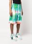 DSQUARED2 Trainingsshorts met tie-dye print Groen - Thumbnail 3