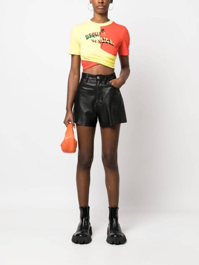 DSQUARED2 Top met logoprint Rood
